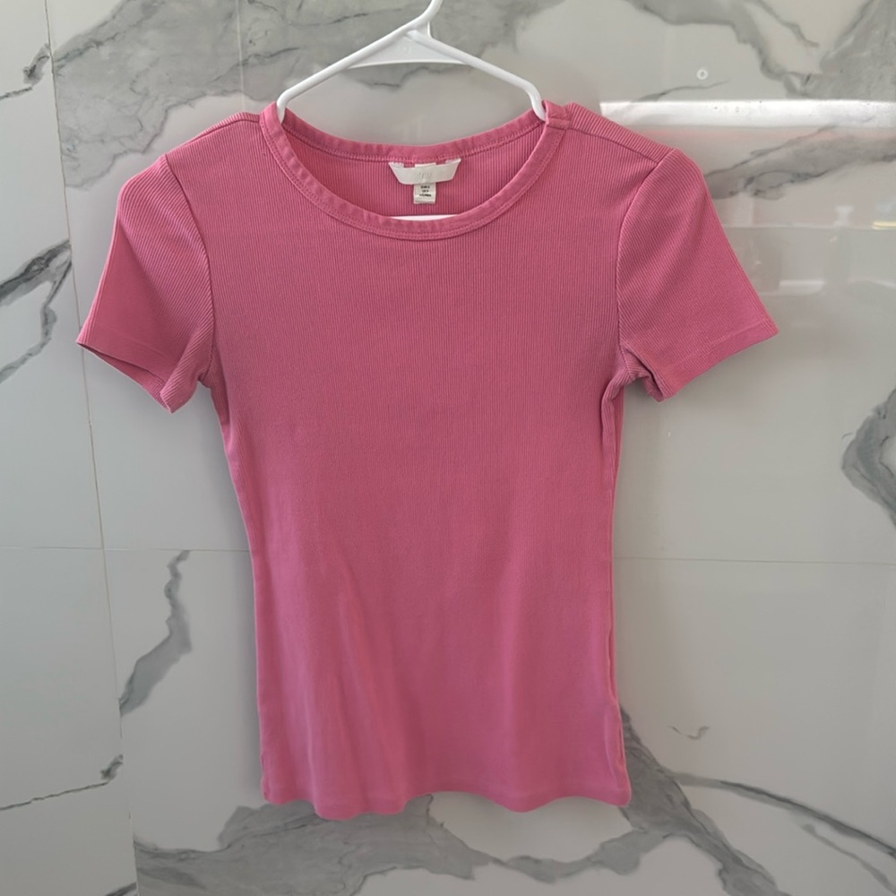 H & M PINK TOP